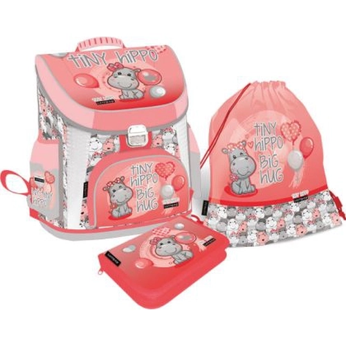 Детски ученически комплект 3в1 Lollipop Thiny Hippo PAT77262