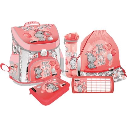 Детски ученически комплект 5в1 Lollipop Thiny Hippo PAT77263