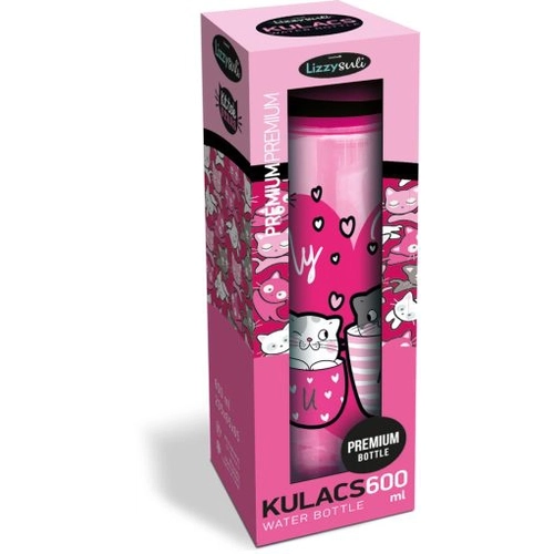 Детска бутилка за вода Kittok Heart Kitty 600 мл PAT77274
