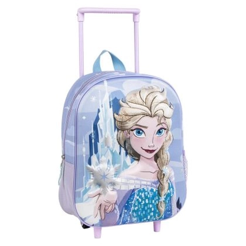 3D детска малка раница с едно отделение на колела Frozen PAT77316