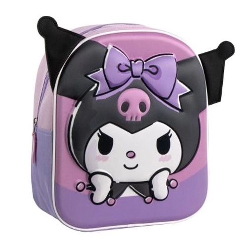 3D детска малка раница с апликация Kuromi PAT77320