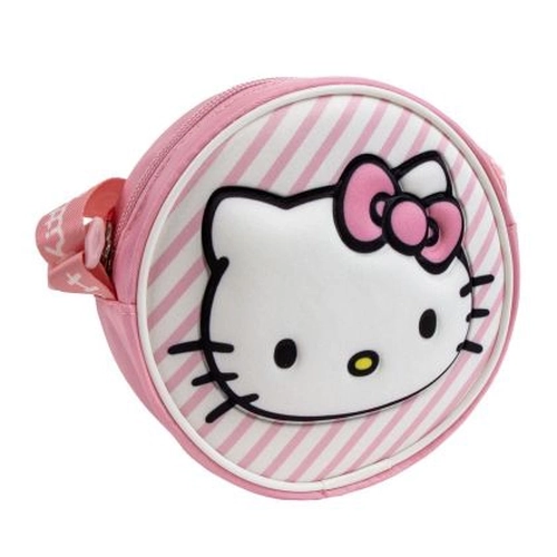Детска кръгла чанта с дълга регулируема дръжка Hello Kitty PAT77354