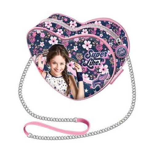 Малка детска чанта с дълга дръжка сърце Soy Luna PAT77382
