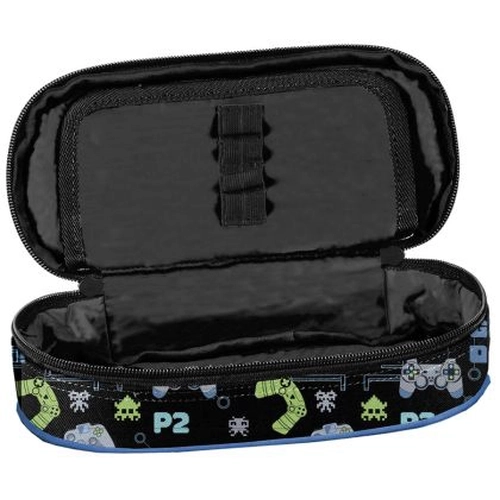 Празен детски ученически овален несесер Game PAT77410