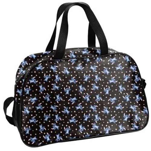 Детска черна спортна чанта Disney Stitch PAT77427