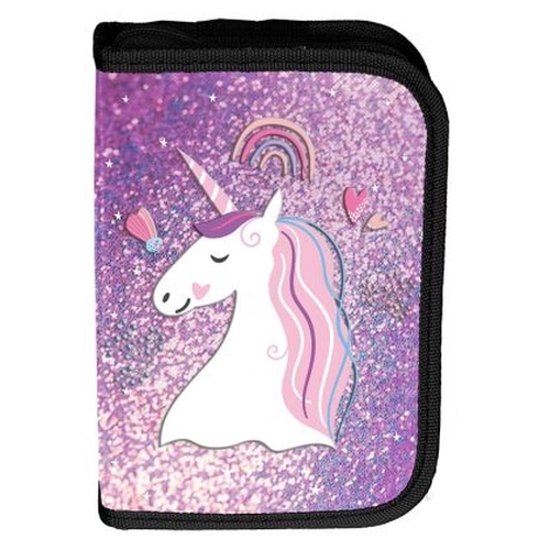 Празен детски ученически несесер с 1 цип Unicorn PAT77440