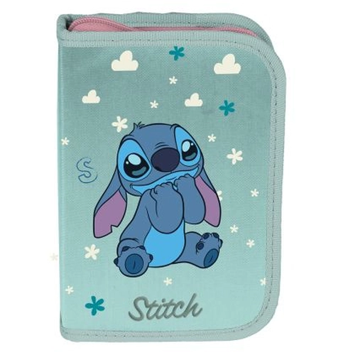 Детски ученически пълен несесер с 1 цип Disney Stitch  PAT77478