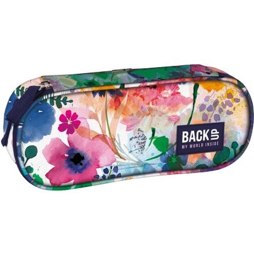 Ученически детски овален несесер 7 A 10 Flowers  PAT77502
