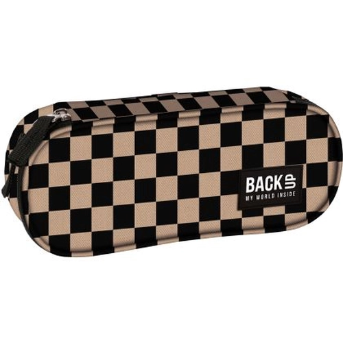 Ученически детски овален несесер 7 A 24 Chessboard Icons PAT77511