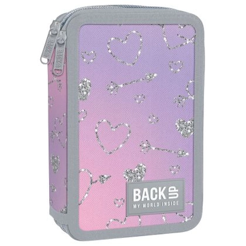 Пълен детски несесер с 2 ципа 7 DW 32 In Love PAT77548
