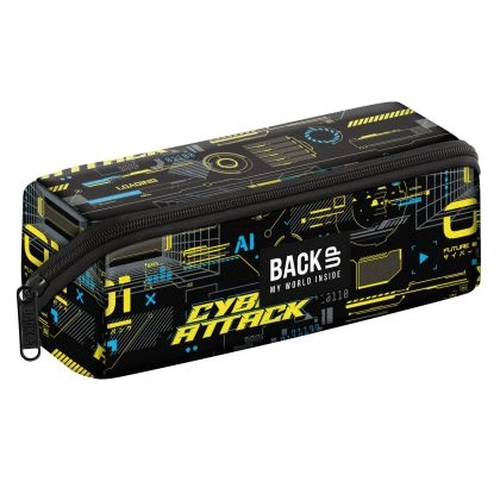 Ученически детски несесер с 1 цип 7 K 50 Cyber Attack  PAT77578