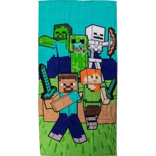 Бързосъхнеща детска плажна кърпа Minecraft PAT77652