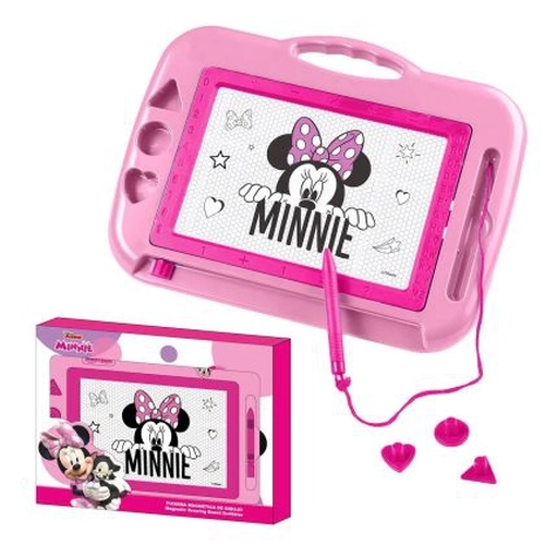 Детска розова магнитна дъска за рисуване Minnie PAT77663