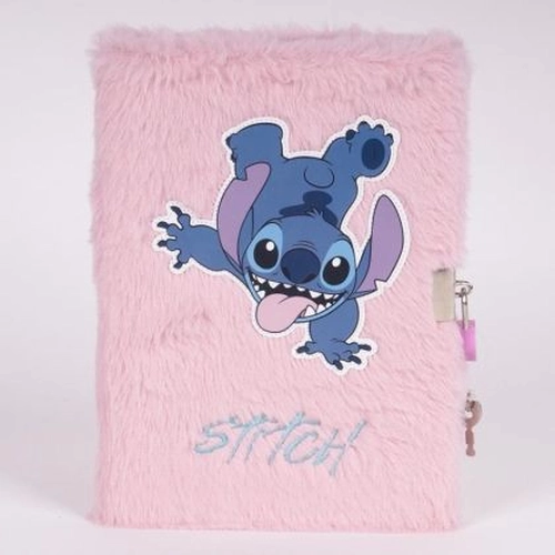 Розов детски плюшен таен дневник Stitch PAT77708