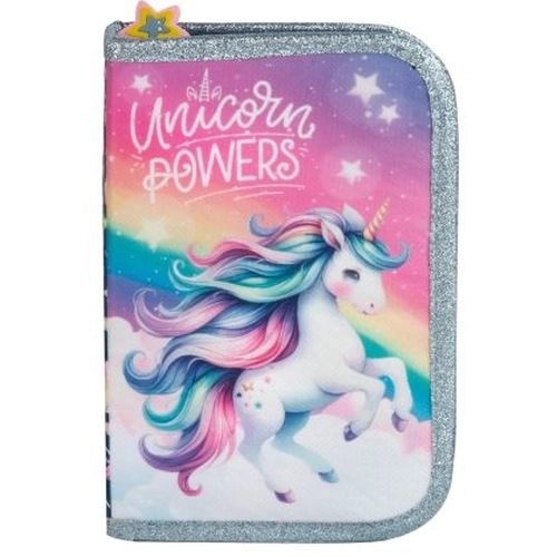 Пълен детски ученически несесер с 1 цип Unicorn 16 PAT77725