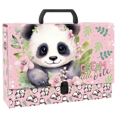 Детско куфарче с дръжка 10 см Panda 10  PAT77751