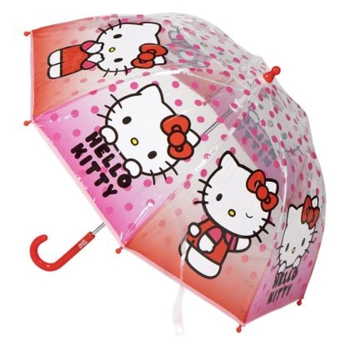 Детски прозрачен чадър Hello Kitty Bubble PAT77792