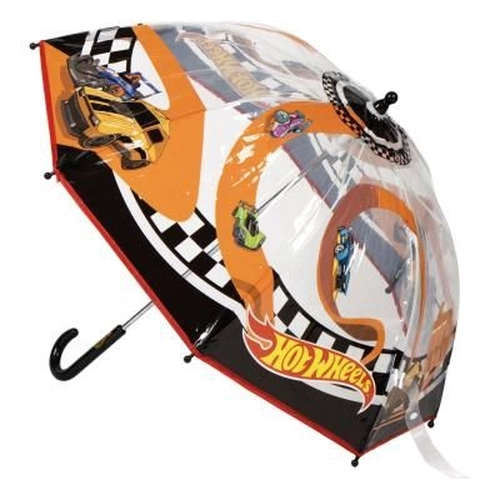 Детски прозрачен чадър Hot Wheels Bubble PAT77793
