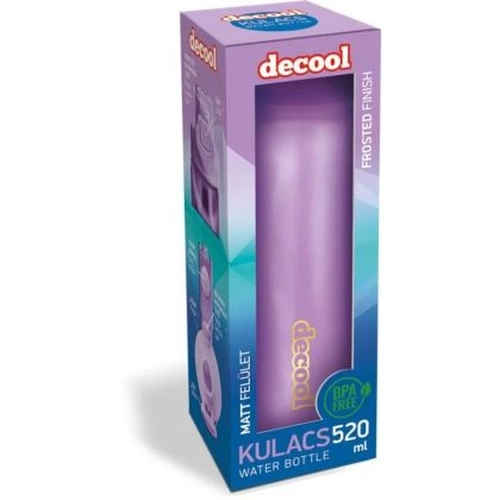 Детска розова лилава бутилка за вода Cromix Decool 520 ml PAT77929