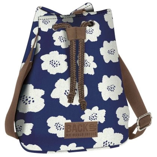 Детска чанта раница 2 в А27 Blue Flowers PAT77948