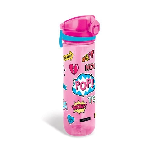 Детска розова бутилка от тритан Lollipop Pop 600 ml PAT77969