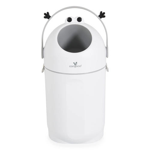 Бял хигиенен кош за бебешки пелени Nubbi white PAT78268