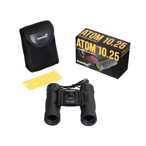 Детски черен бинокъл Atom 10x25 PAT78364