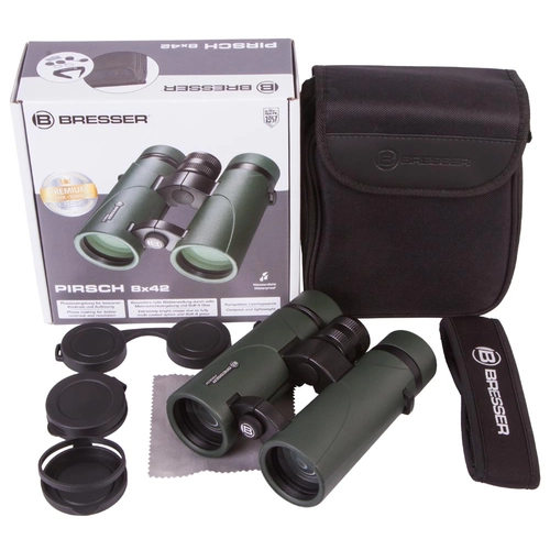 Детски черен бинокъл Pirsch 8x42 PAT78426