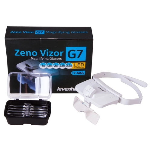 Бели детски увеличителни очила Zeno Vizor G7 PAT78460
