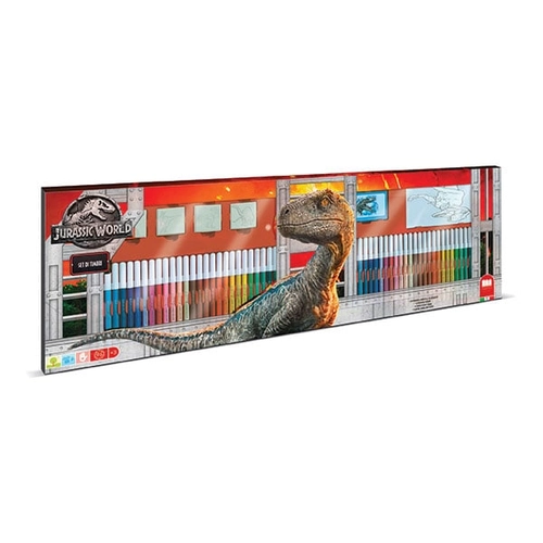 Детски комплект за рисуване Jurassic с 60 флумастера PAT78781