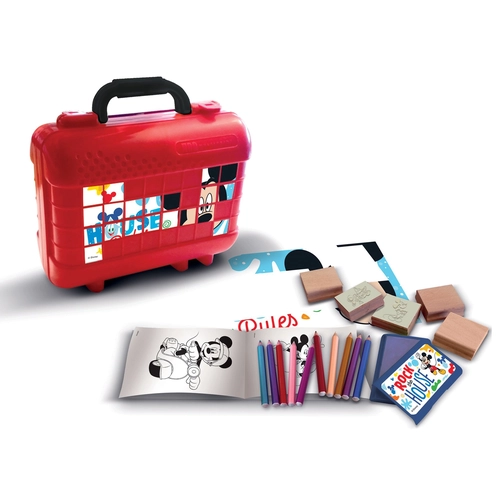 Детски комплект за оцветяване Mickey Mouse в куфарче PAT78782