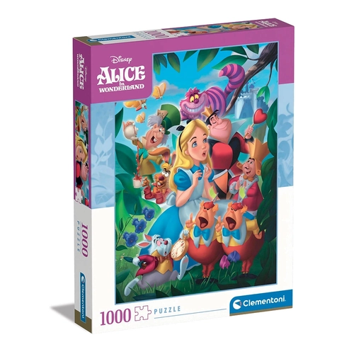 CLEMENTONI 1000ч. Пъзел Disney Алиса в страната на чудесата PAT81463