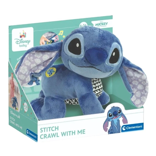 CLEMENTONI DISNEY BABY Пълзящ Музикален Stitch PAT81751