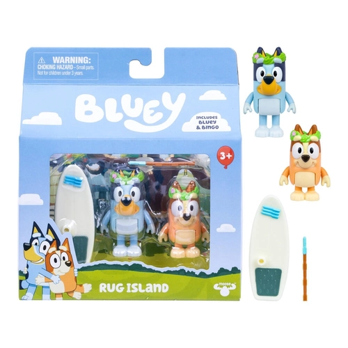 Фигурки комплект от 2 фигурки BLUEY RUG Island PAT81754
