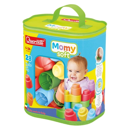 Конструктор с едри части Momy Soft 28ч. в чанта PAT81771