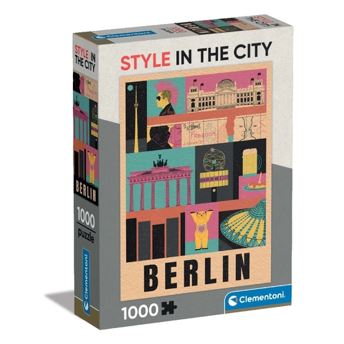 Детски CLEMENTONI 1000ч. Пъзел STYLE IN THE CITY BERLIN PAT81802