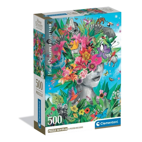 Детски CLEMENTONI 500ч. Пъзел Head in the Jungle PAT81806