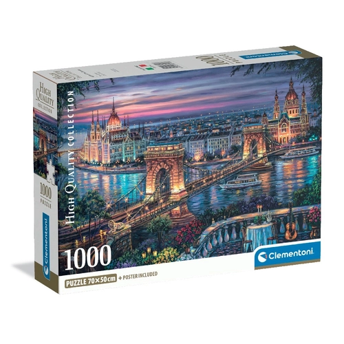 Детски CLEMENTONI 1000ч. Пъзел LIGHTS OF THE DANUBE PAT81807