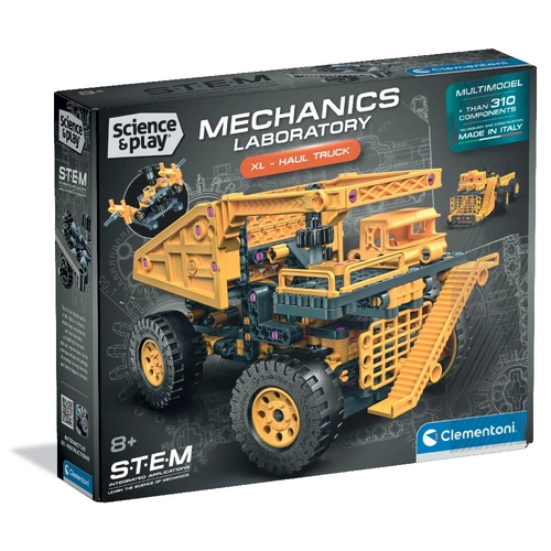 Детски CLEMENTONI MECHANICS LABORATORY Конструктор Камион 310ч. PAT81812
