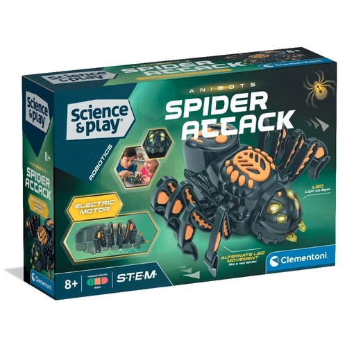 Детски CLEMENTONI Робот SPIDER ATTACK PAT81820