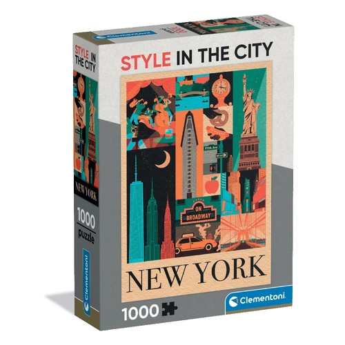 CLEMENTONI 1000ч. Пъзел STYLE IN THE CITY NEW YORK PAT81828