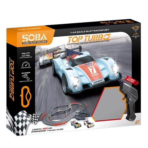 SOBA Top Turbo Състезателна Писта с 2 Коли 1:43 300см. PAT81856