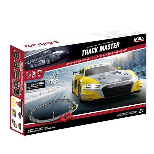 SOBA Top Turbo Audi Състезателна Писта с Кола 1:43 194см. PAT81861