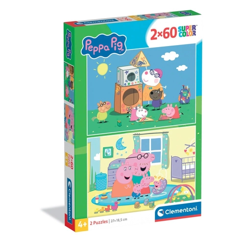 CLEMENTONI 2x60ч. Пъзел Peppa Pig 24833 PAT81876