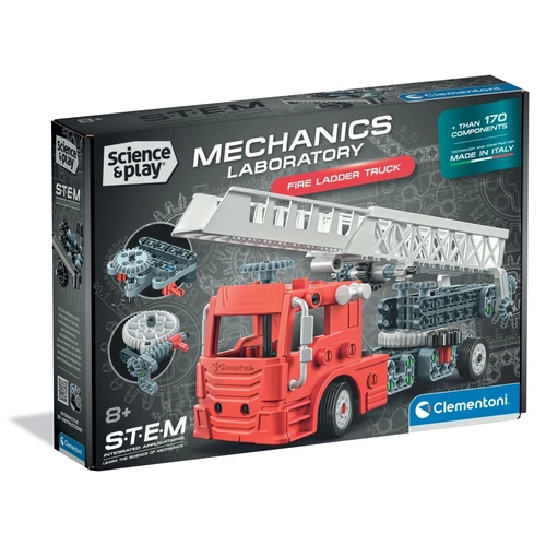 CLEMENTONI MECHANICS LABORATORY Конструктор Камион Пожарна 170ч. PAT81886