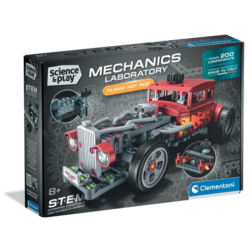CLEMENTONI MECHANICS LABORATORY Конструктор Flam Hot Rod 200ч. PAT81892