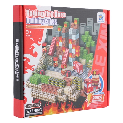 Пъзел Магнитни Блокчета Raging Fire Hero 100ч. PAT81926