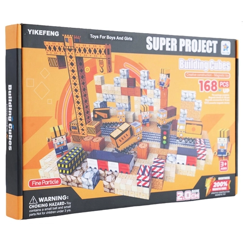 Пъзел Магнитни Блокчета Super Project 168ч. PAT81928
