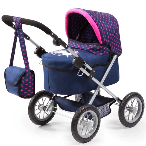 BAYER Количка за кукли TRENDY с чанта - синя PAT81945