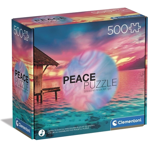 CLEMENTONI 500ч. Пъзел Релaксиращ Peace PAT81947